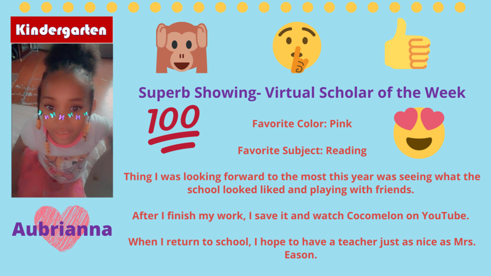 Virtual Scholars of the Week!