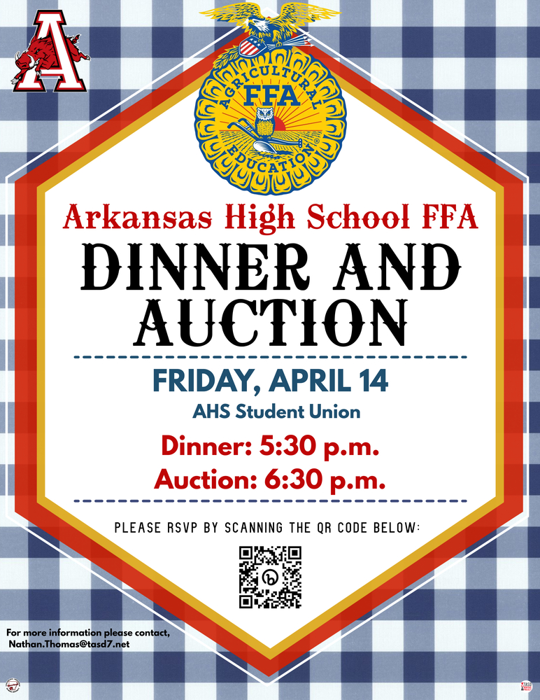 AHS FFA Dinner and Auction 
