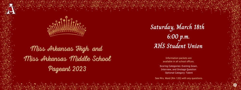 Miss AHS & Miss AMS Pageant