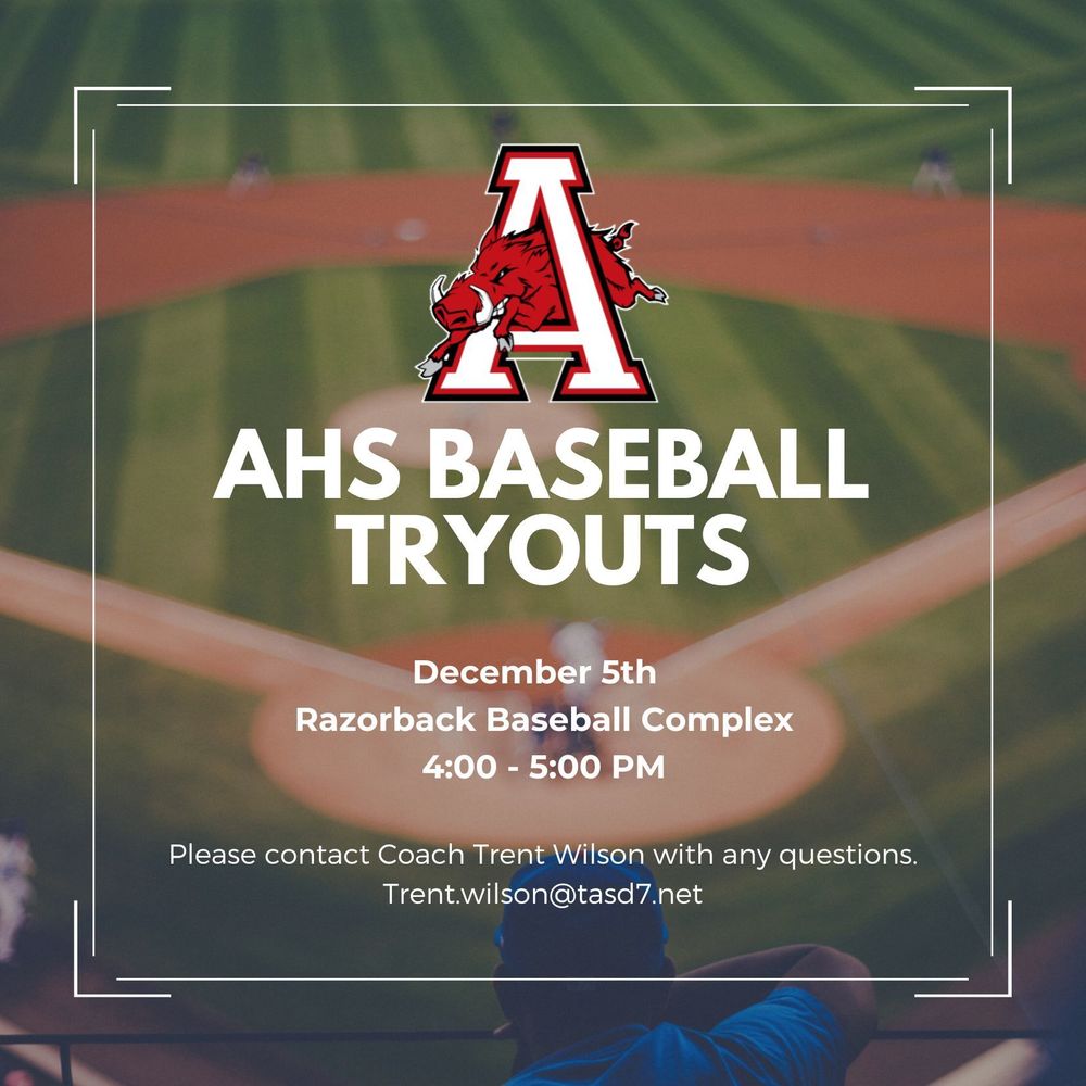 AHS Boys Baseball Tryouts