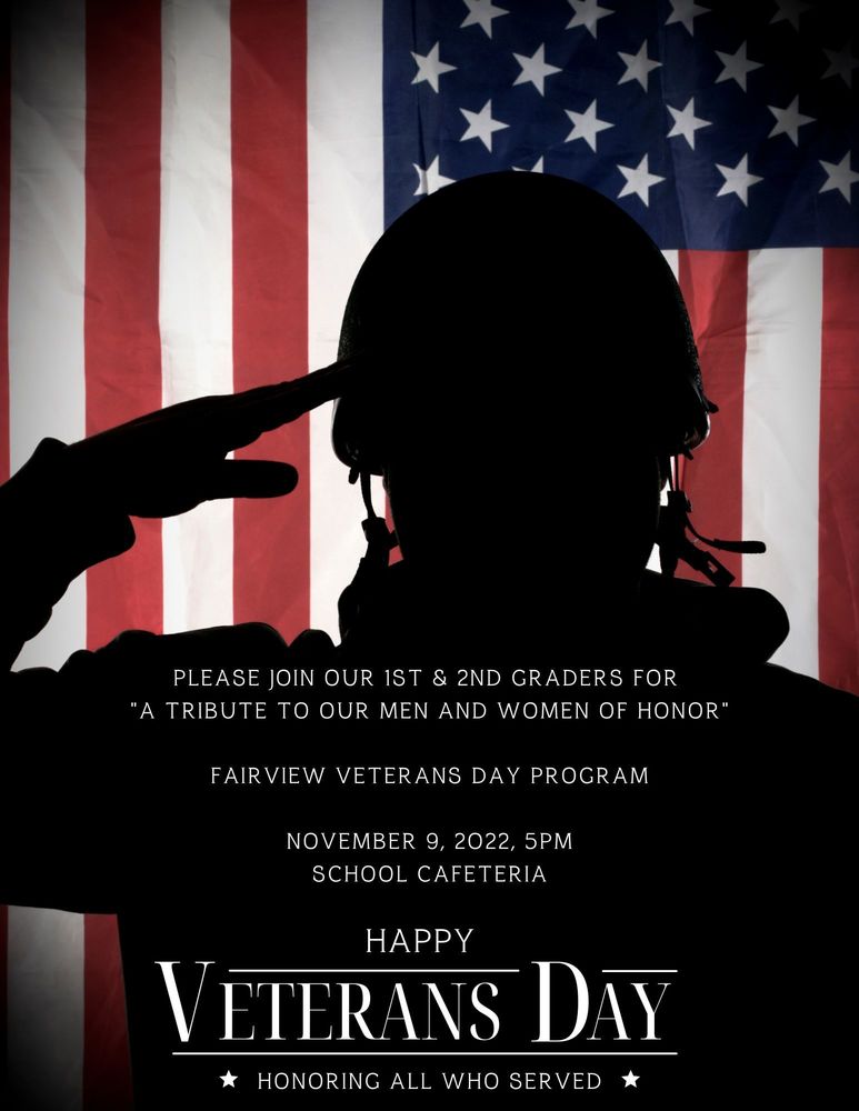 Fairview Veterans Day Program