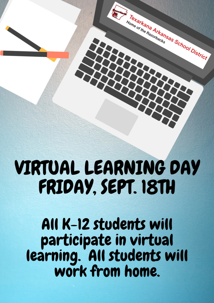 Virtual Learning Day: September 18th