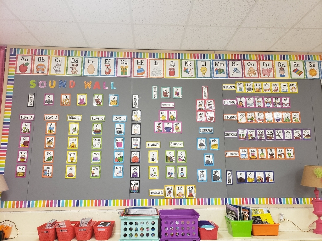 colorful sound wall