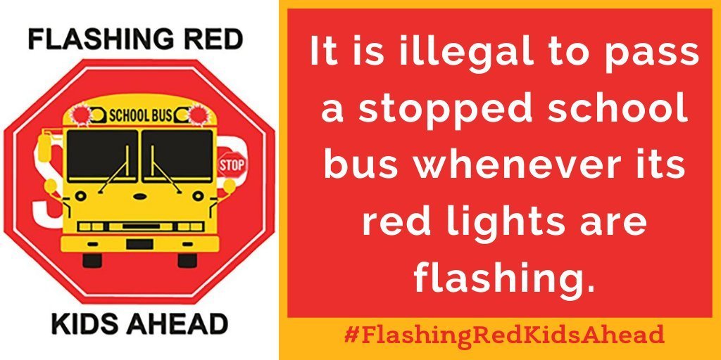 Flashing Red Kids Ahead